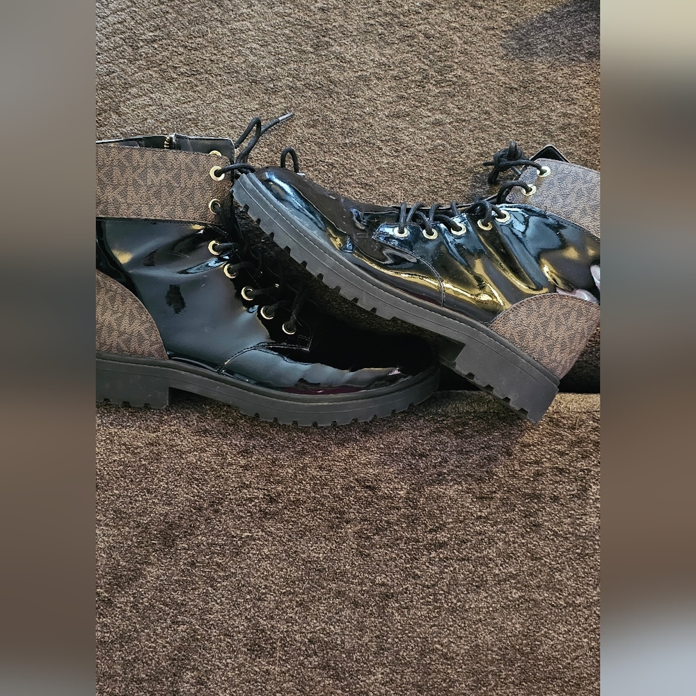 Michael kors combat boots